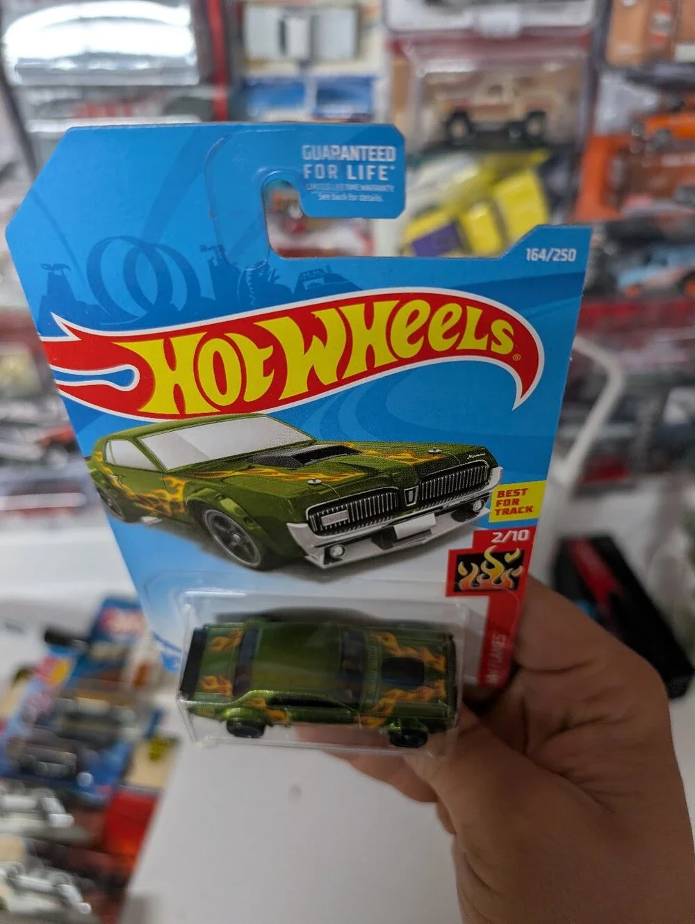 2019 HOT WHEELS H CASE -  '68 MERCURY COUGAR # 164/250 SUPER TREASURE HUNT